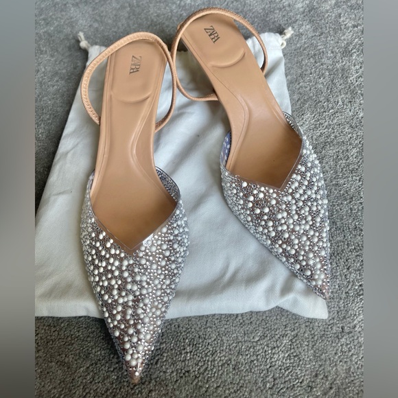 Zara Shoes - Women Zara crystal heel